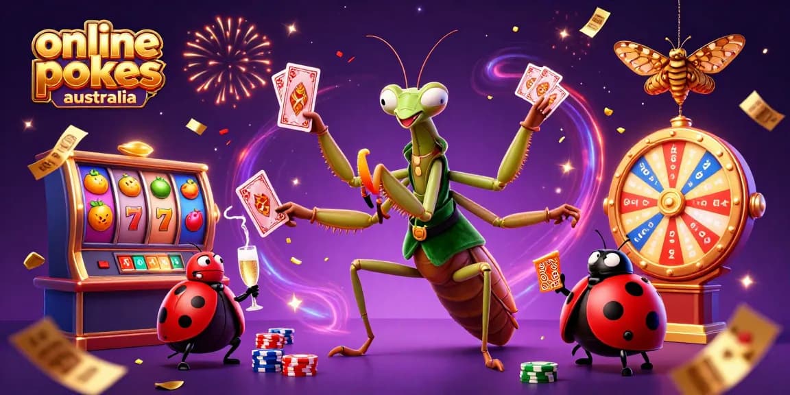 Engage with online pokies Australia through vibrant casino characters and dynamic game elements.