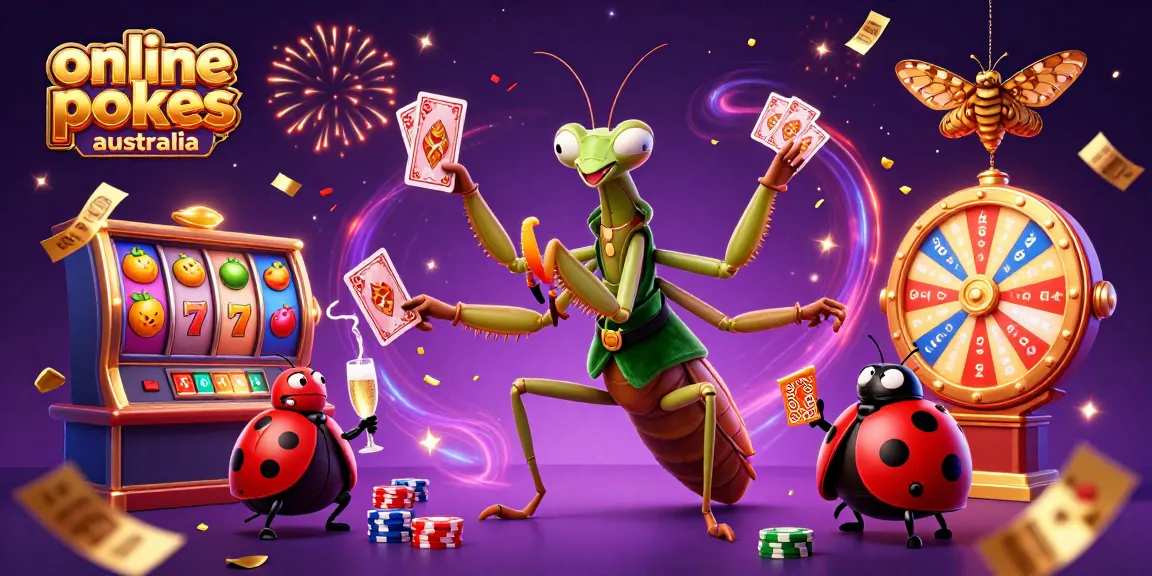 Engage with online pokies Australia through vibrant casino characters and dynamic game elements.