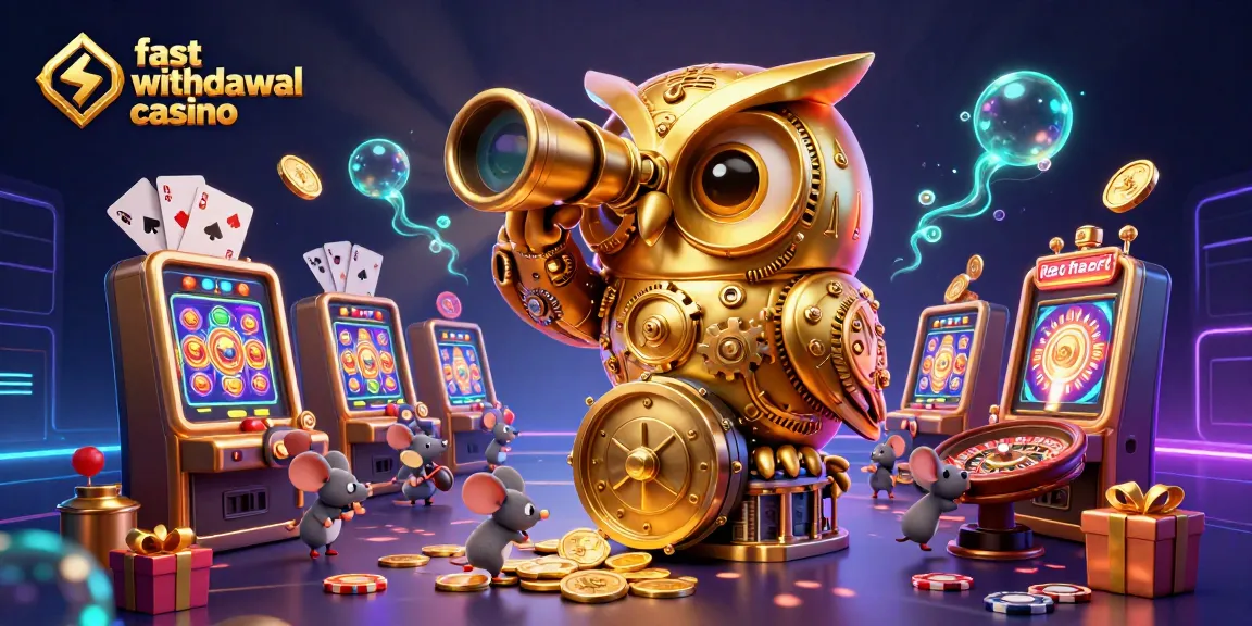 Experience the excitement of a fast withdrawal casino with vibrant 3D elements and engaging gaming visuals.